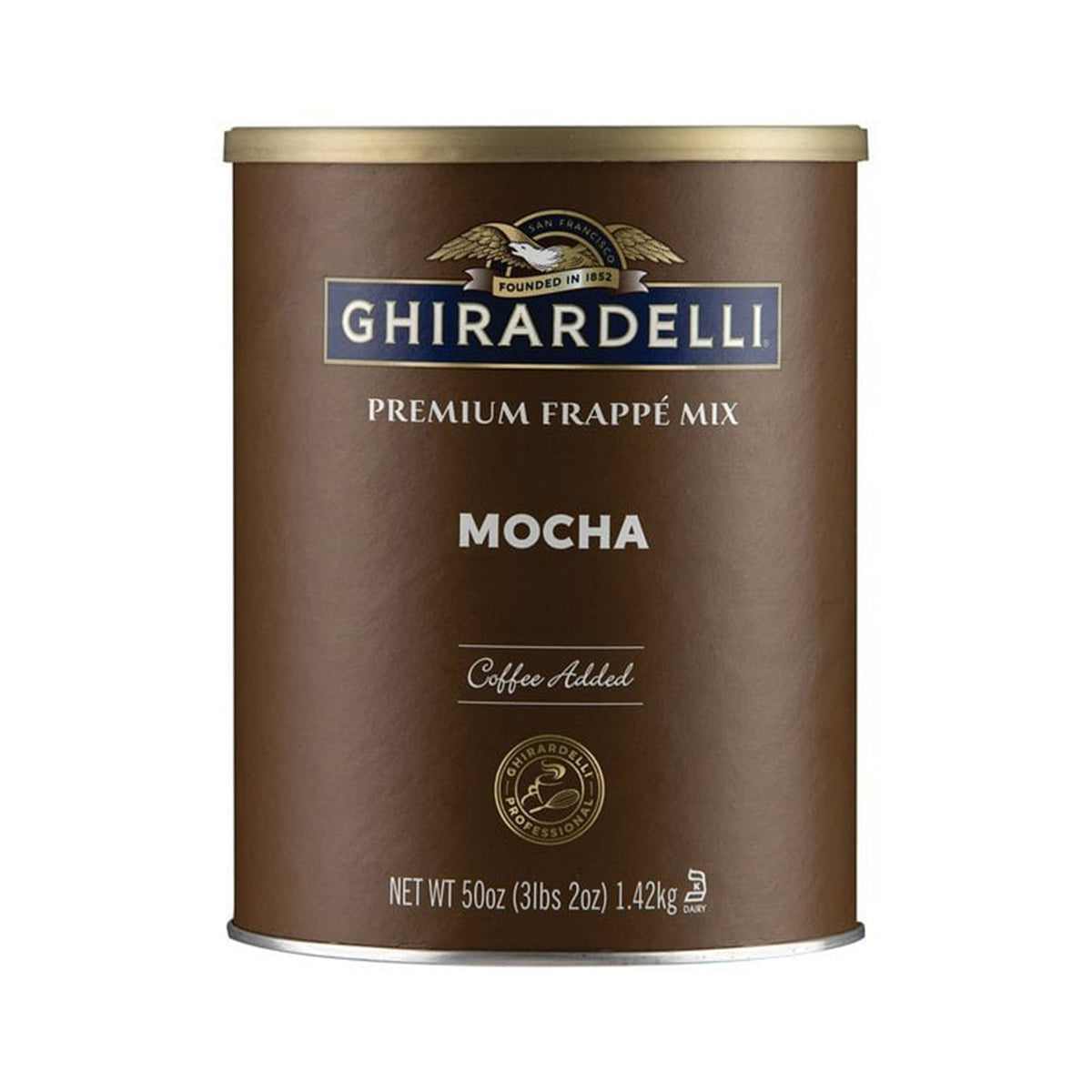 Ghirardelli Mocha Frappe, Coffee Added - Can (3.12 lbs)