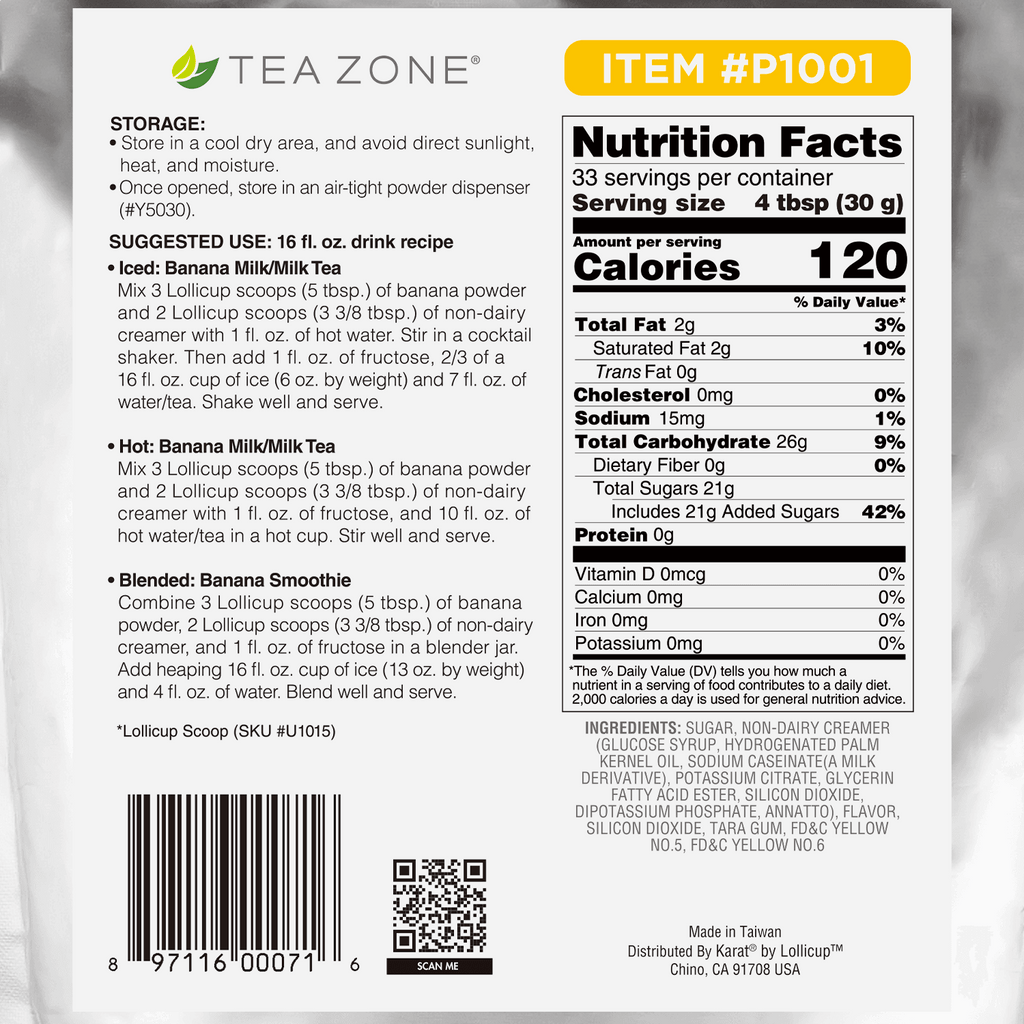 Banana Powder - Bag (2.2 lbs)