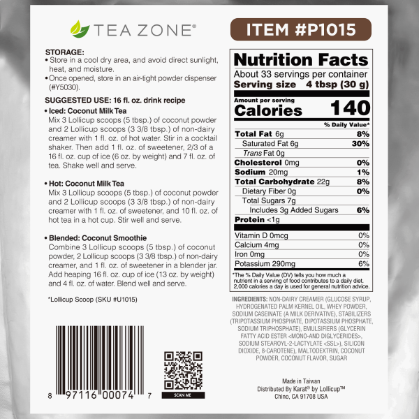 Coconut Powder - Bag (2.2 lbs)