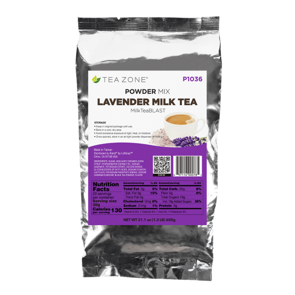 Lavender Milk Tea Powder - Bag (1.32 lbs)