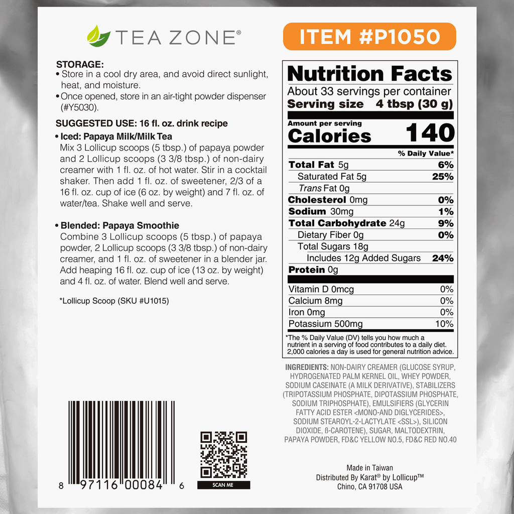 Papaya Powder  - Bag (2.2 lbs)