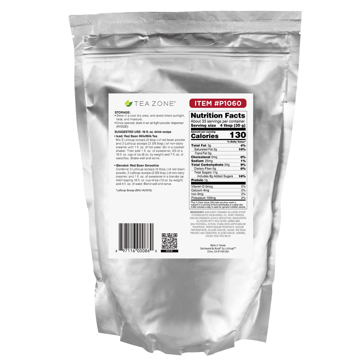 Red Bean Powder - Bag (2.2 lbs)