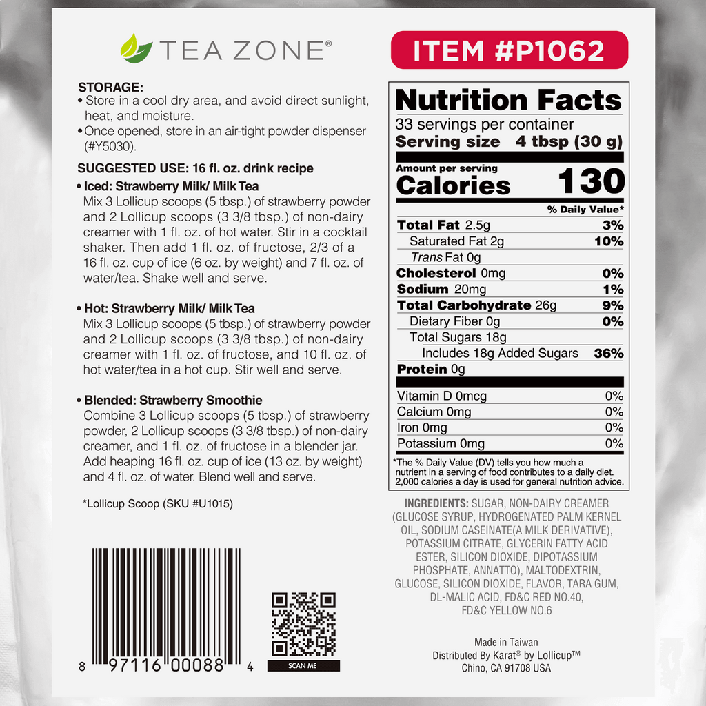 Strawberry Powder - Bag (2.2 lbs)