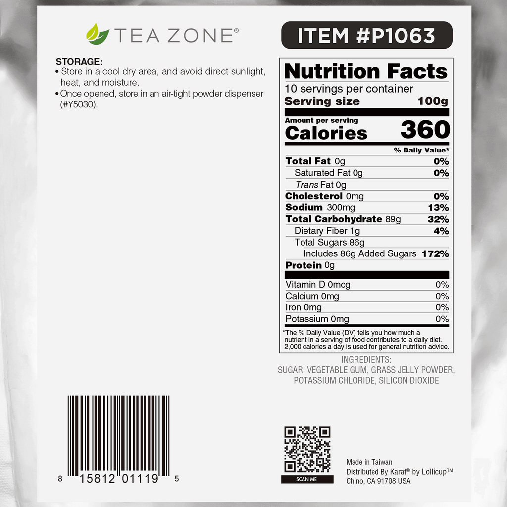 Grass Jelly Powder - Bag (2.2 lbs)