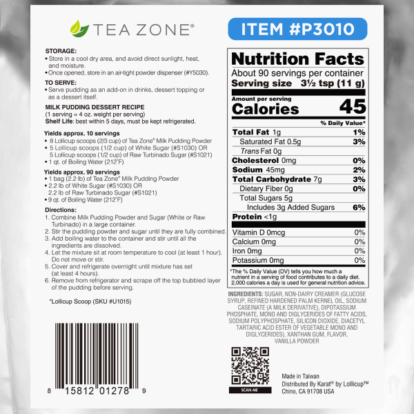 Milk Pudding Mix - Bag (2.2 lbs)
