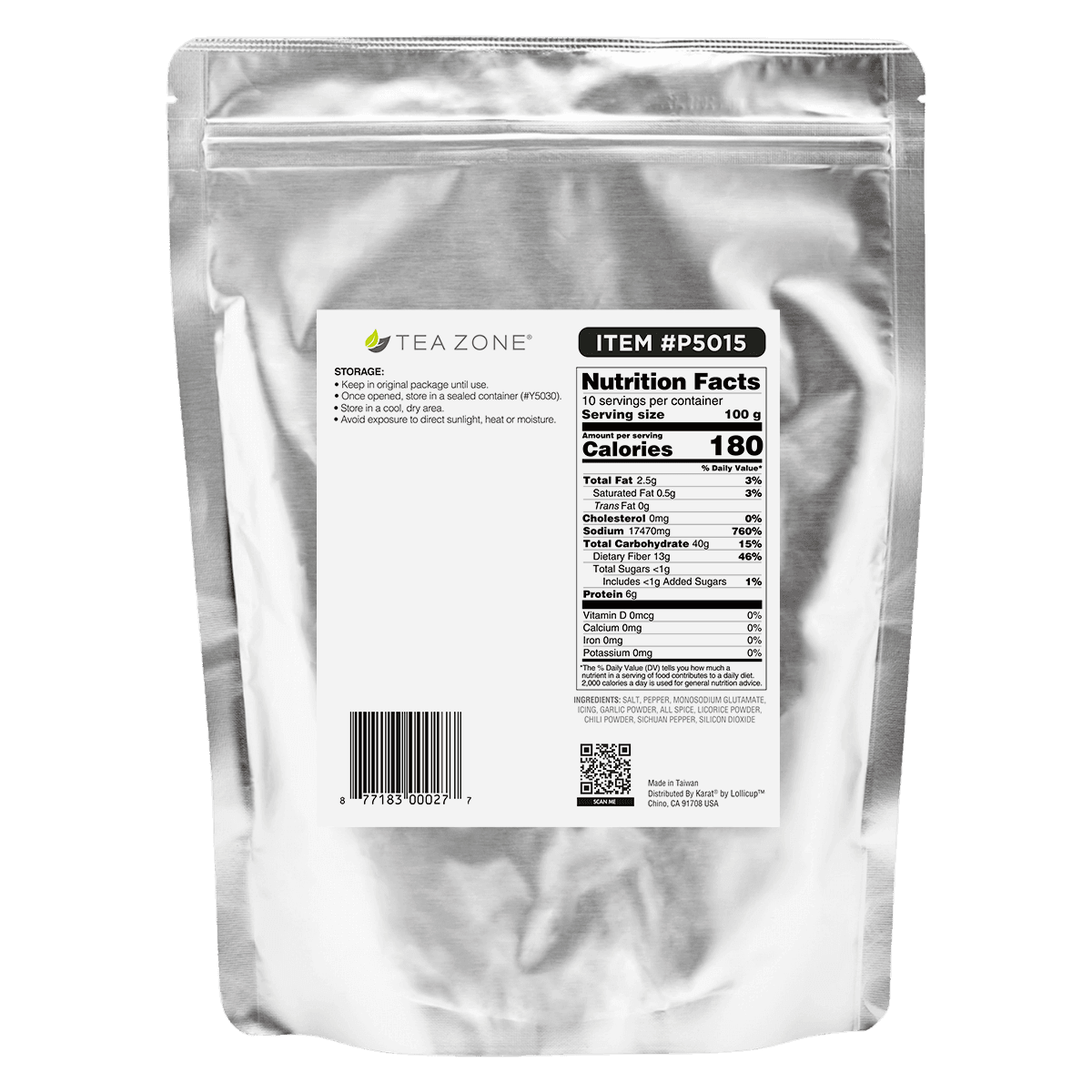 Seasoning Powder - Pepper, Salt, & Herbal Spices - Bag (2.2 lbs)