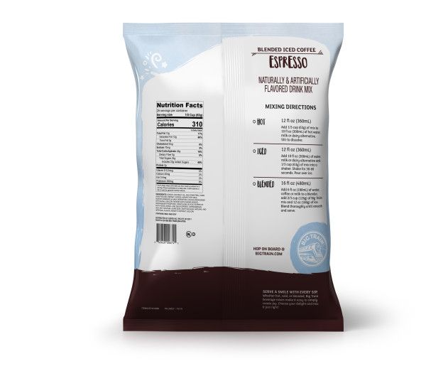 Big Train Espresso Blended Ice Coffee Mix - Bag (3.5 lbs)