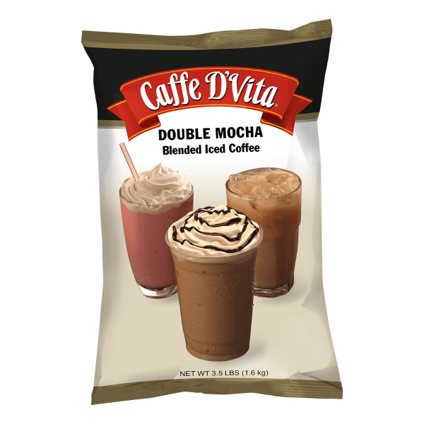 Caffe D'Vita Double Mocha Latte Blended Iced Coffee - Bag (3.5 lbs)