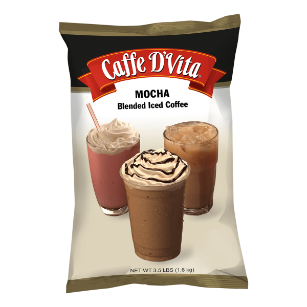 Caffe D'Vita Mocha Latte Blended Ice Coffee - Bag (3.5 lbs)