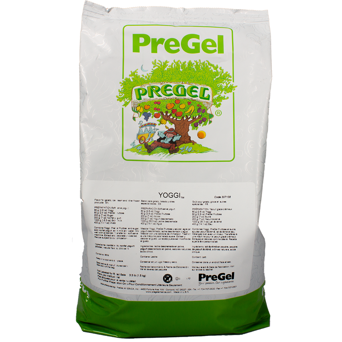 PreGel Yoggi 30 Powder - Bag (3.3 lbs)