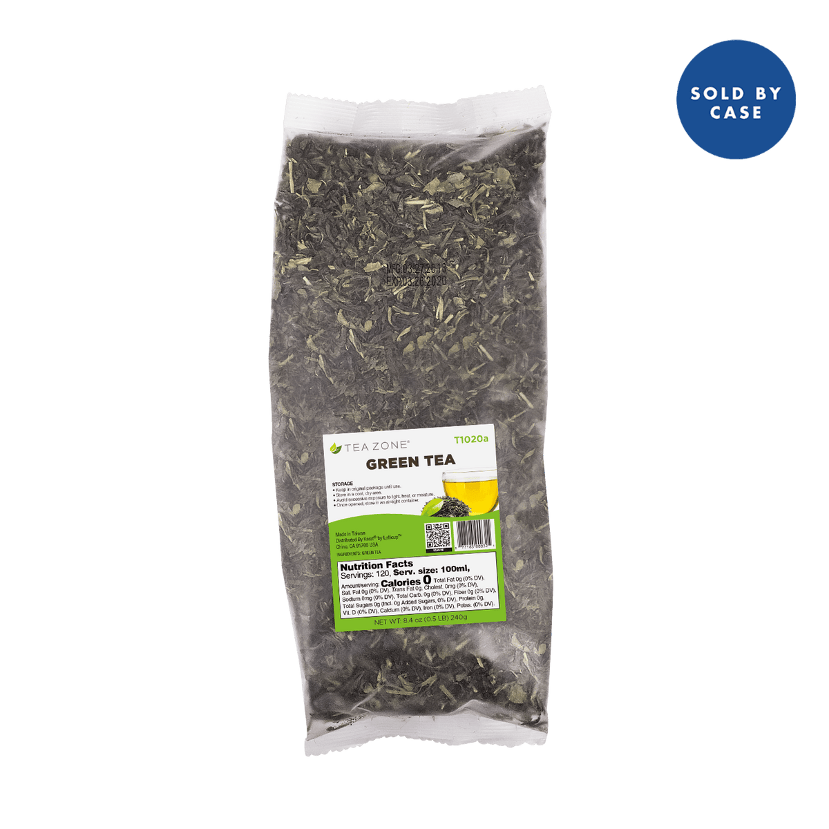 Green Tea Leaves - Case of 25 bags