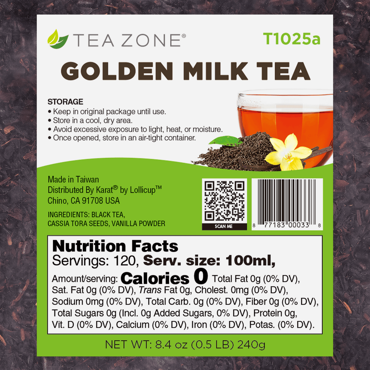 Golden Milk Tea - Bag (8.46 oz)