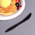 [1,000 ct] PP Plastic Medium Weight Knives Bulk Box, Black