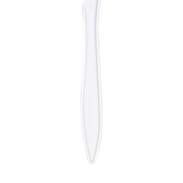 [1,000 ct] PP Plastic Plastic Medium Weight Knives, White