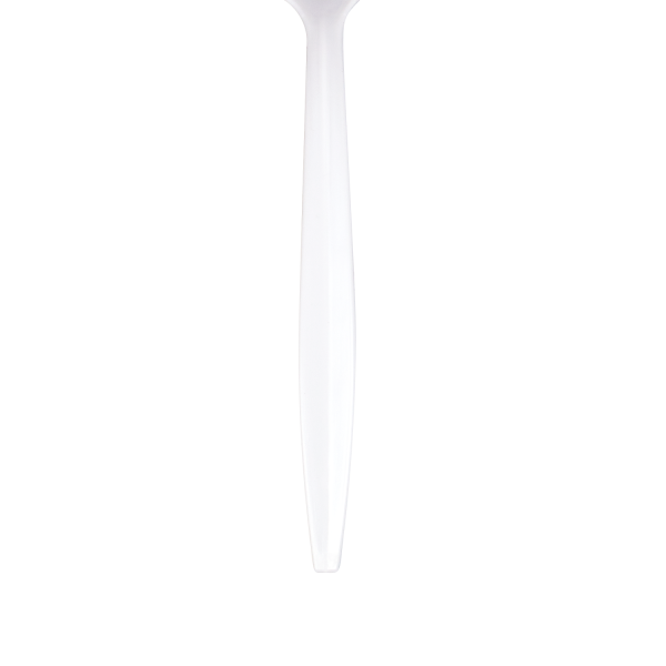[1,000 ct] PP Plastic Medium Weight Soup Spoons, White