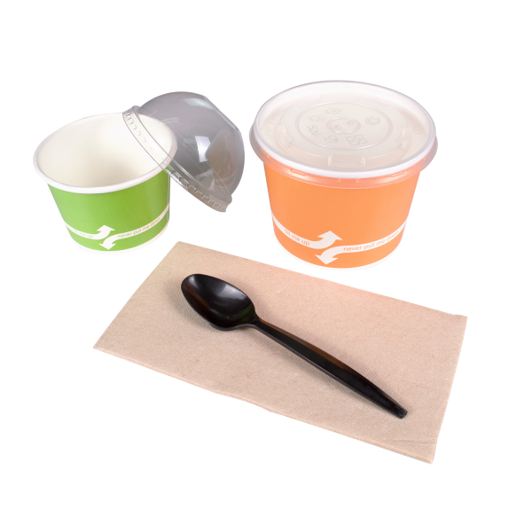 [1,000 ct] PP Plastic Medium Heavy Weight Tea Spoons Bulk Box, Black