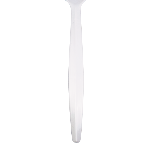 [1,000 ct] PP Plastic Medium-Heavy Weight Tea Spoons Bulk Box, White