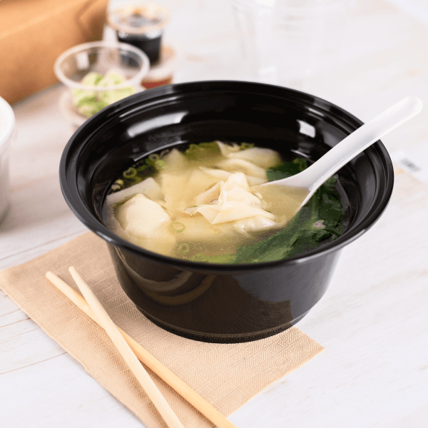 [1,000 ct] Med-Heavy Weight Asian Soup Spoon, White