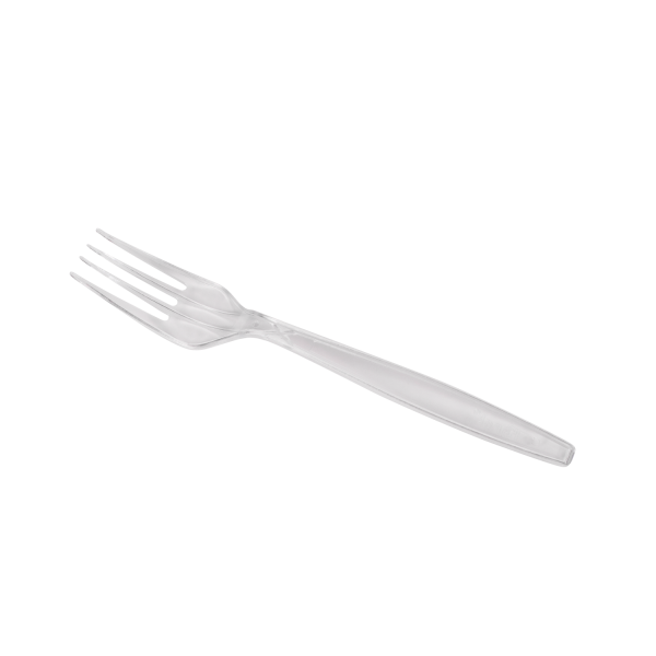 [1,000 ct] PS Plastic Extra Heavy Weight Fork, Clear