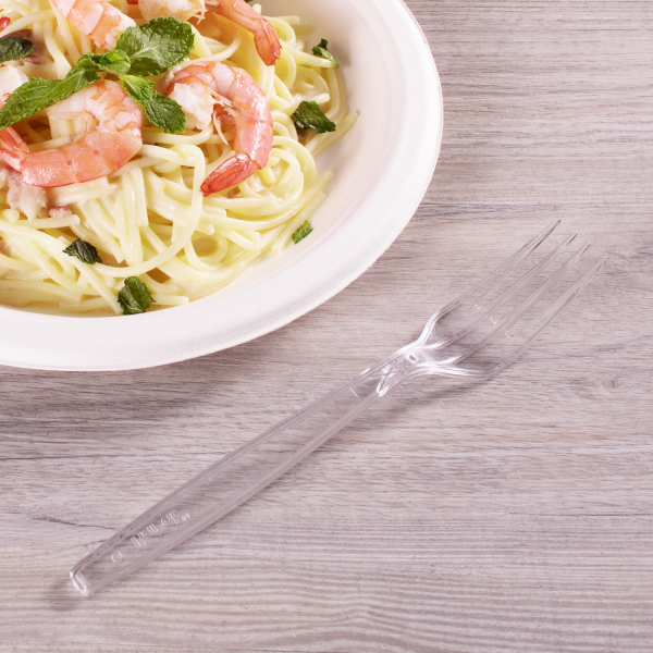 [1,000 ct] PS Plastic Extra Heavy Weight Fork, Clear
