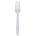 [1,000 ct] PS Plastic Extra Heavy Weight Forks, White