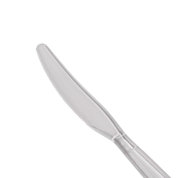 [1,000 ct] PS Plastic Extra Heavy Weight Knives, Clear