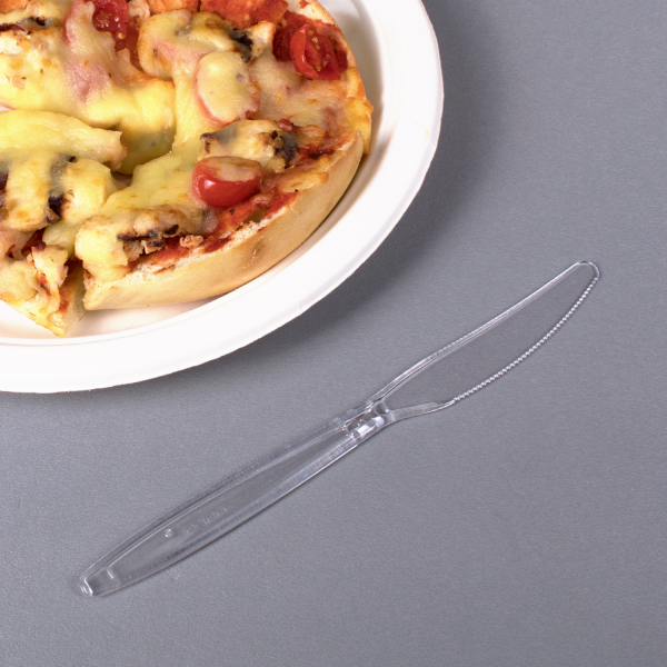 [1,000 ct] PS Plastic Extra Heavy Weight Knives, Clear