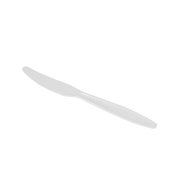 [1,000 ct] PS Plastic Extra Heavy Weight Knives, White