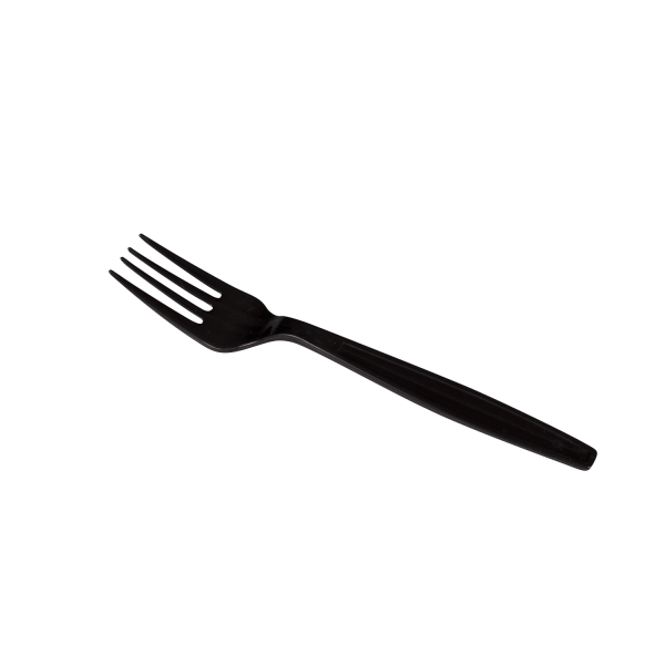 [1,000 ct] PP Plastic Extra Heavy Weight Forks, Black