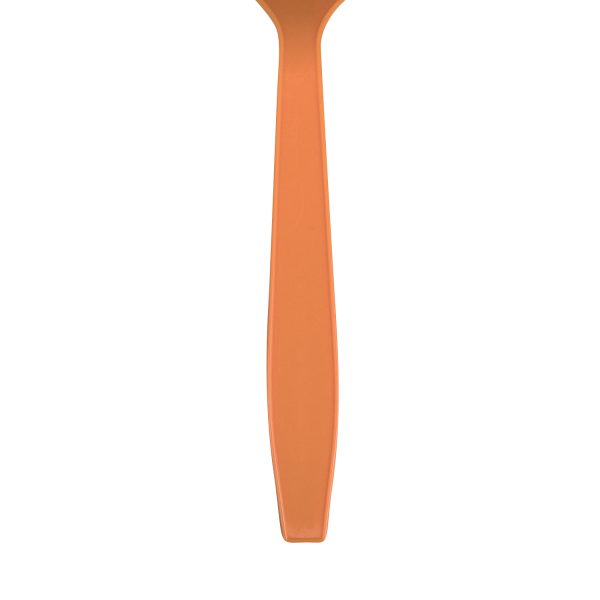 [1,000 ct] PP Plastic Extra Heavy Weight Forks, Orange