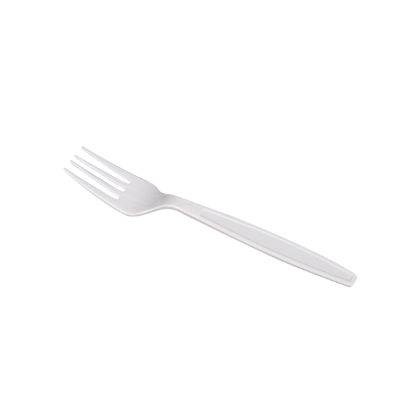 [1,000 ct] PP Plastic Extra Heavy Weight Forks, White