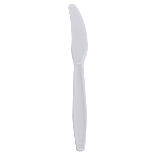 [1,000 ct] PP Plastic Extra Heavy Weight Knives, White