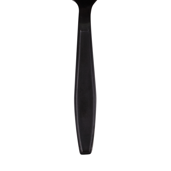 [1,000 ct] PP Plastic Extra Heavy Weight Soup Spoons, Black