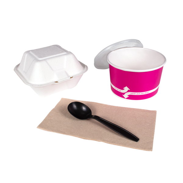 [1,000 ct] PP Plastic Extra Heavy Weight Soup Spoons, Black