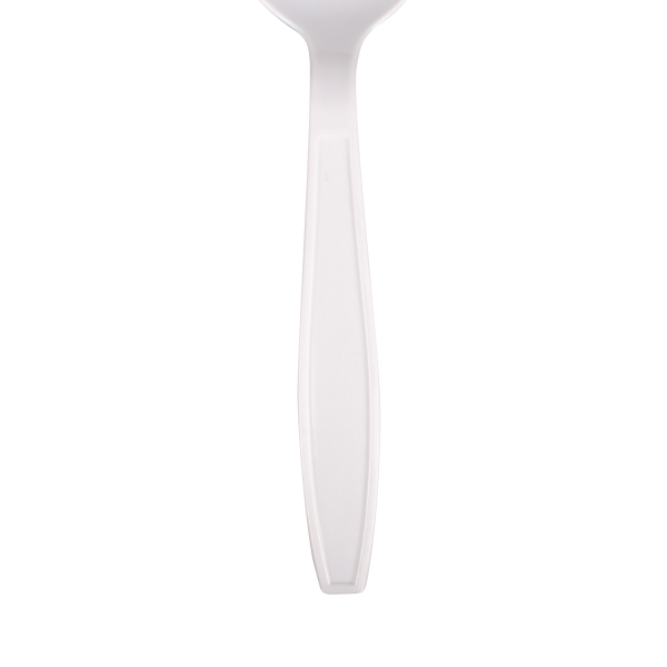 [1,000 ct] PP Plastic Extra Heavy Weight Soup Spoons, White