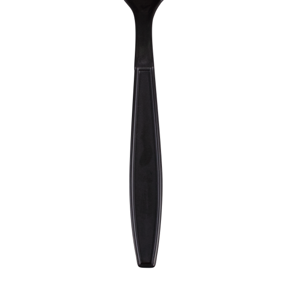 [1,000 ct] PP Plastic Extra Heavy Weight Tea Spoons, Black
