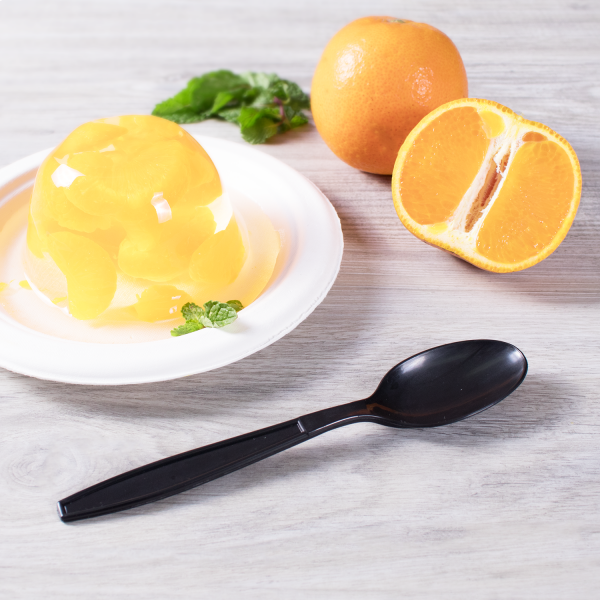 [1,000 ct] PP Plastic Extra Heavy Weight Tea Spoons, Black
