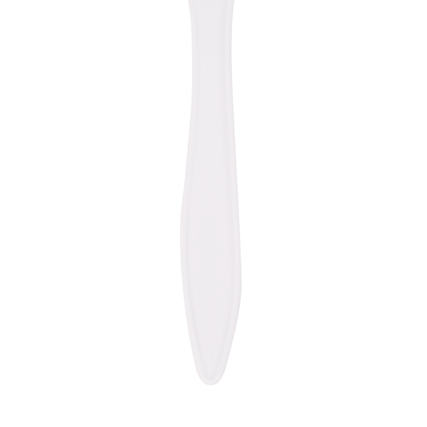 [1,000 ct] PS Plastic Medium Weight Knives Bulk Box, White