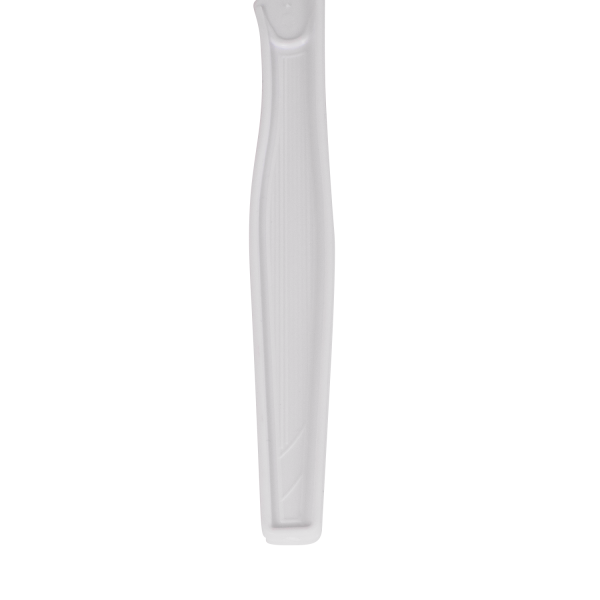 [1,000 ct] PS Plastic Medium-Heavy Weight Knives Bulk Box, White