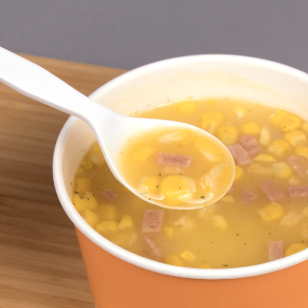 [1,000 ct] PS Plastic Medium-Heavy Weight Soup Spoons Bulk Box, White