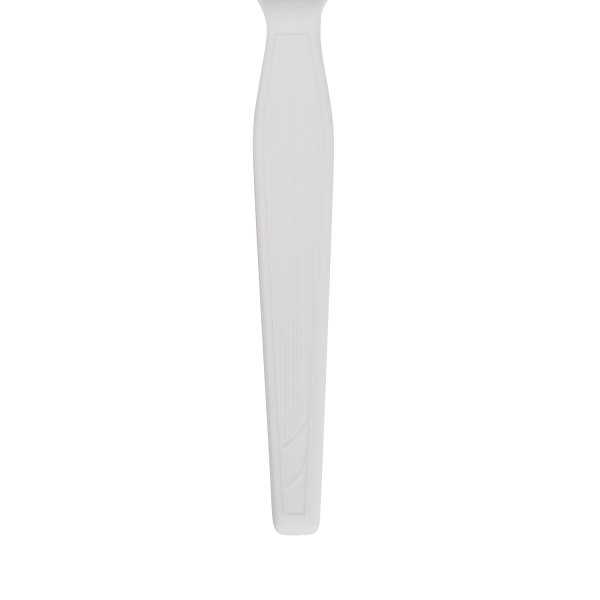 [1,000 ct] PS Plastic Medium-Heavy Weight Tea Spoons Bulk Box, White