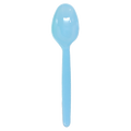 [1,000 ct] PS Plastic Heavy Weight Tea Spoons, Blue