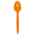 [1,000 ct] PS Plastic Heavy Weight Tea Spoons, Orange