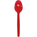 [1,000 ct] PS Plastic Heavy Weight Tea Spoons, Red