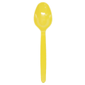 [1,000 ct] PS Plastic Heavy Weight Tea Spoons, Yellow