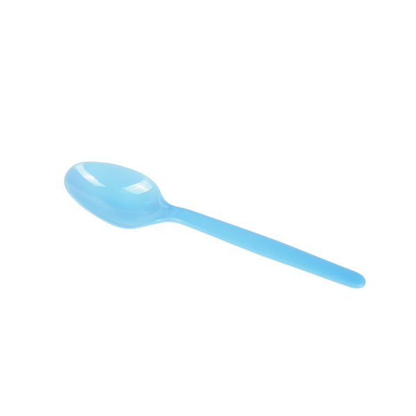 [1,000 ct] PS Plastic Heavy Weight Tea Spoons, Blue