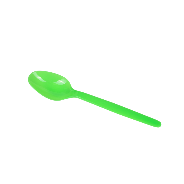 [1,000 ct] PS Plastic Heavy Weight Tea Spoons, Green