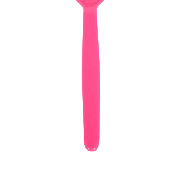 [1,000 ct] PS Plastic Heavy Weight Tea Spoons, Pink