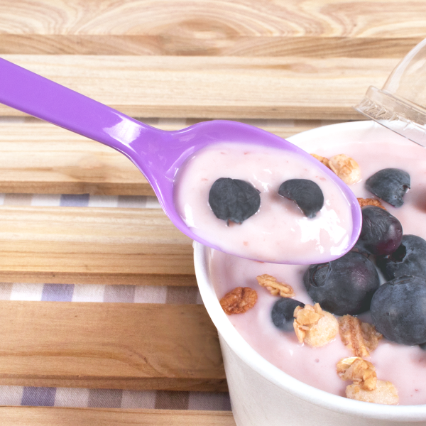 [1,000 ct] PS Plastic Heavy Weight Tea Spoons, Rainbow