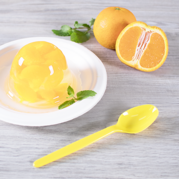 [1,000 ct] PS Plastic Heavy Weight Tea Spoons, Yellow
